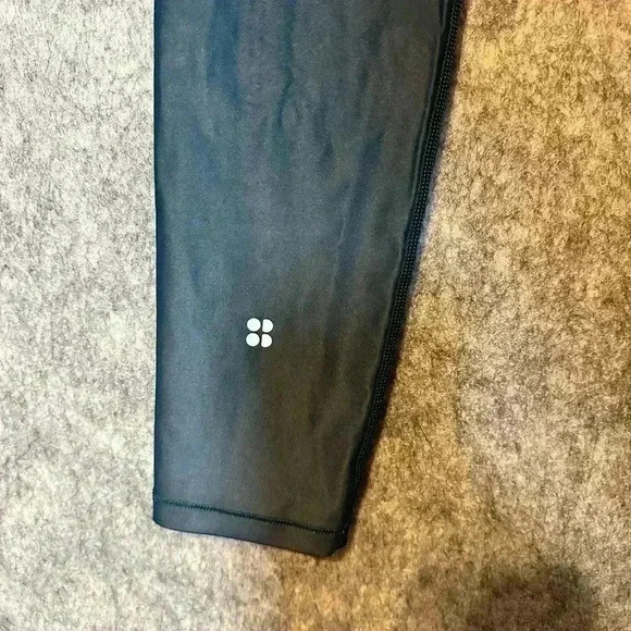 Sweaty Betty Full Length Blue Shimmer Leggings - Medium - Picture 4 of 6